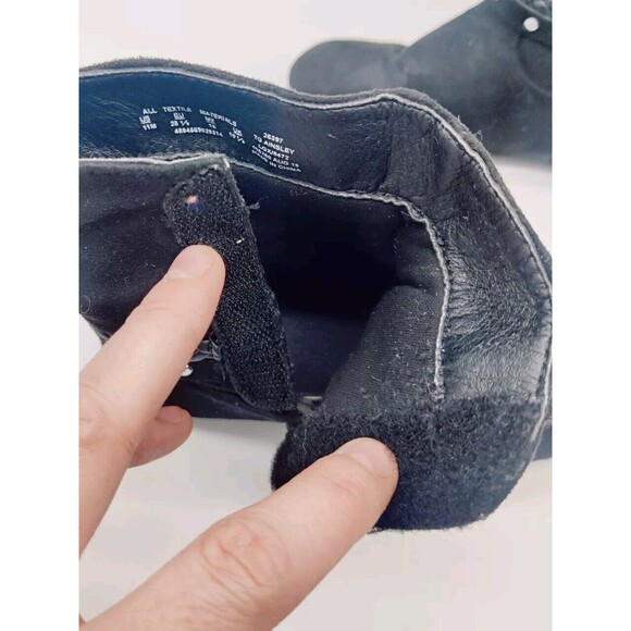 Simply Styled Black Faux Suede Ankle Boots Girls Sz 11 Booties TG Ainsley 26397 - Picture 8 of 12